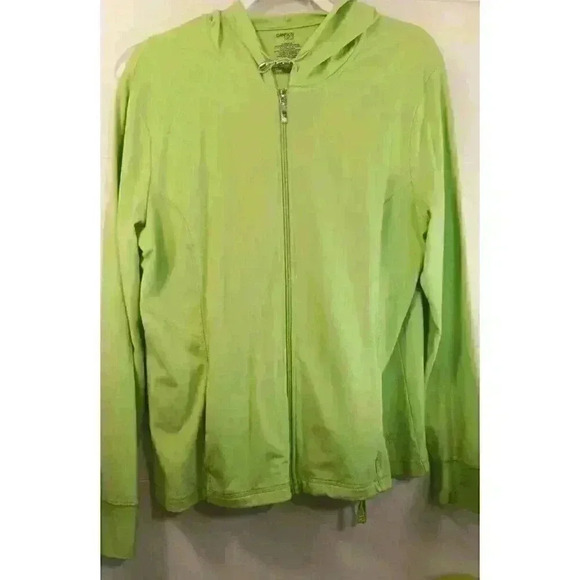 Danskin Now Kiwi Lime 2-Piece Sweat/Jogging Suit Top XL - Pants L Petite‎ - Picture 1 of 13